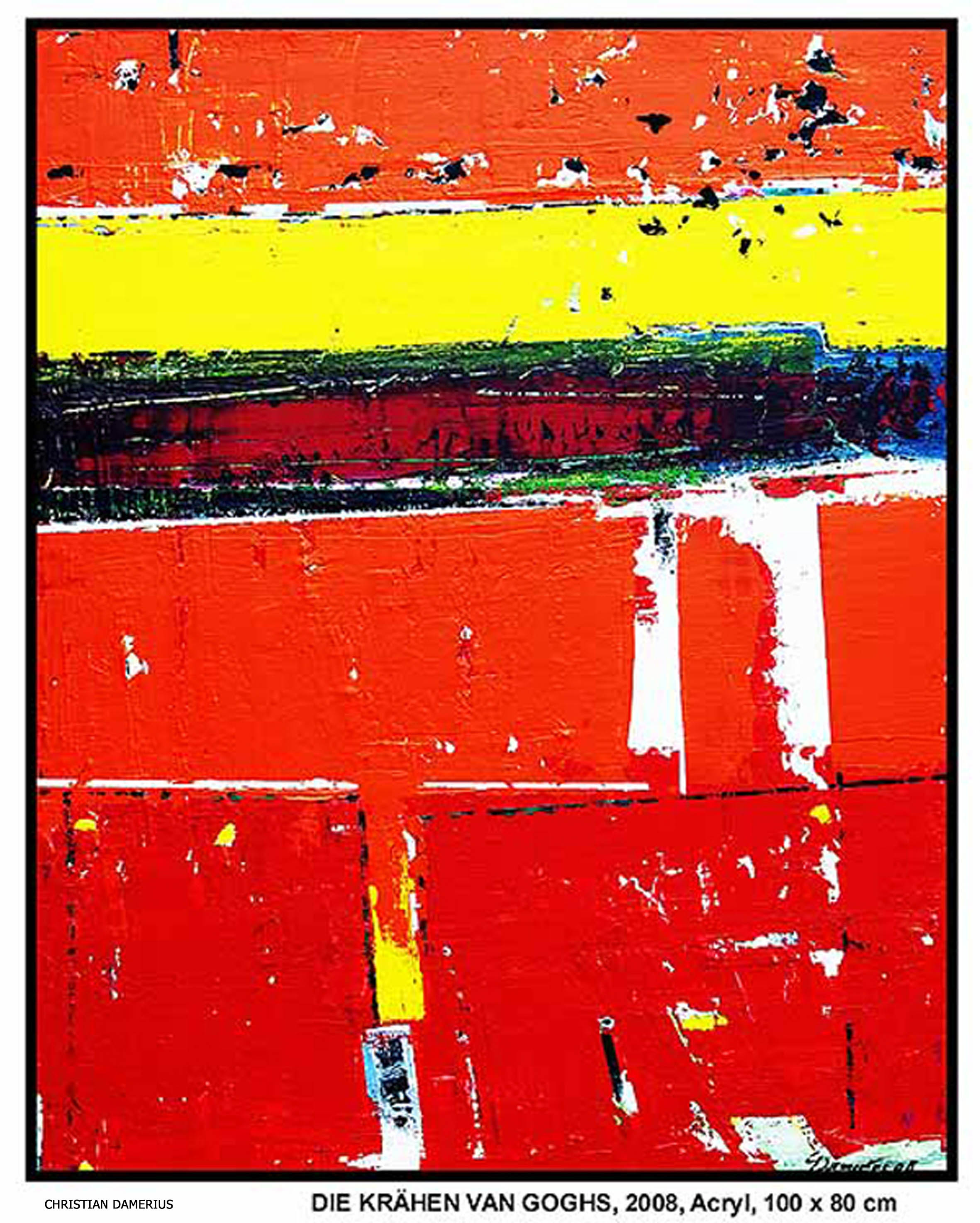 KRÄHEN VAN GOGHS,CHRISTIAN DAMERIUS,AUFTRAGSMALEREI,MODERNE KUNST HAMBURG,GALERIEN HAMBURG ÜBERSICHT