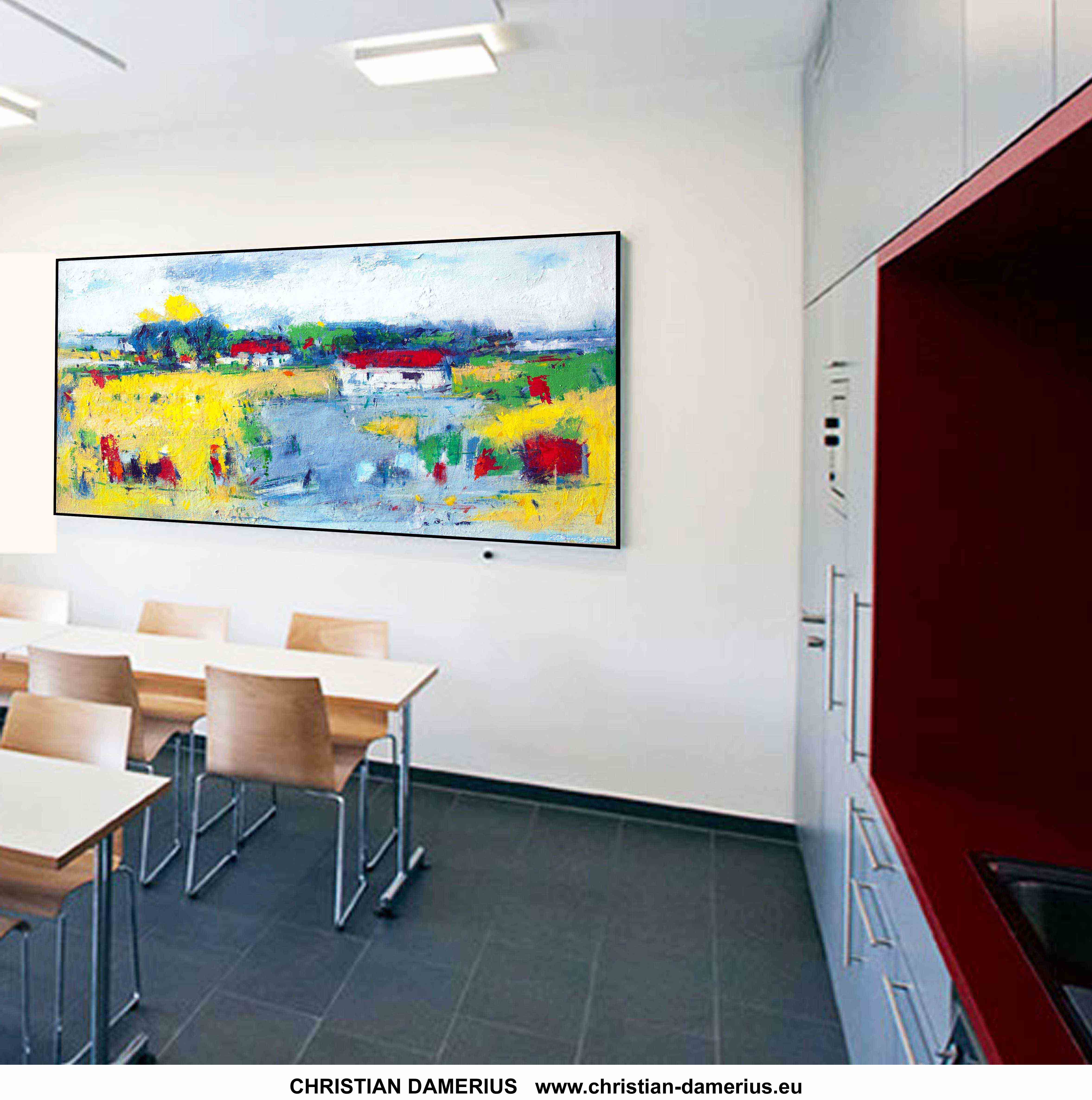christian damerius moderne landschaftsmalerei kunst hamburg, reinbek, berlin,düsseldorf,köln,münchen,dresden,leipzig,GEMÄLDE FRÜHLING KUNSTDRUCKE MODERNE NORDDEUTSCHE LANDSCHAFTEN 