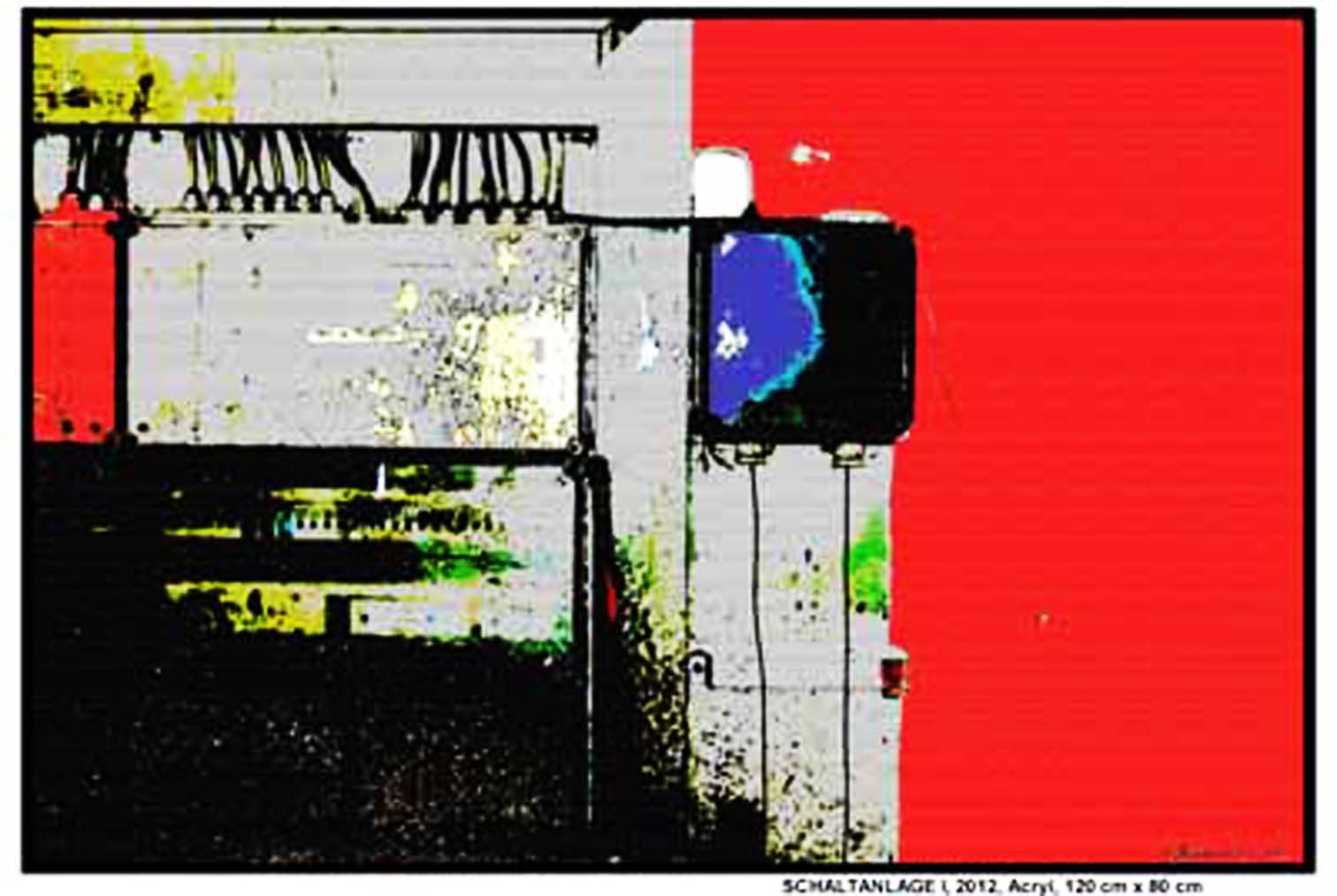 CHRISTIAN DAMERIUS MODERNE KUNST MALEREI GEMÄLDE KUNSTDRUCKE SCHALTANLAGE 1,CHRISTIAN DAMERIUS MODERNE HAMBURGER AUFTRAGSMALER REINBEK BERLIN MÜNCHEN DÜSSELDORF LEIPZIG DRESDEN